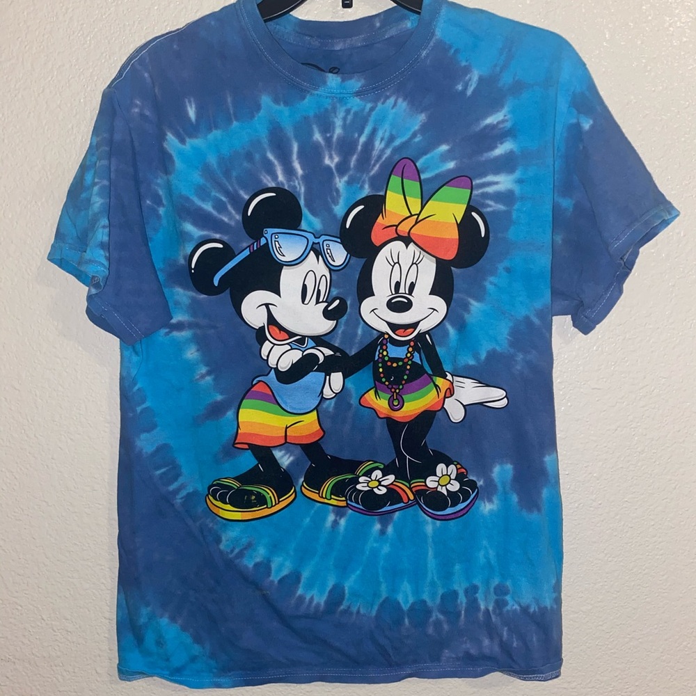 Disney Tie Dye Pride Mickey Shirt